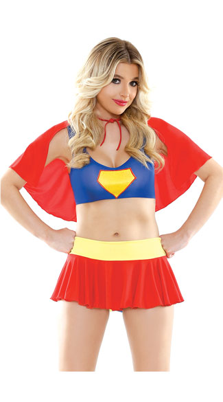 Super Sexy Lingerie Costume, Sexy Superhero Lingerie Costume, Sexy Hero Lingerie Costume