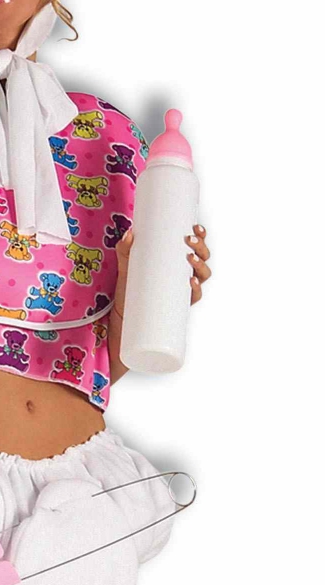 Jumbo Baby Bottle, pink baby bottle, big baby bottle, adult baby costume, infant costumes