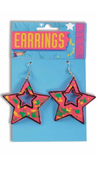 80\'s Star Earrings