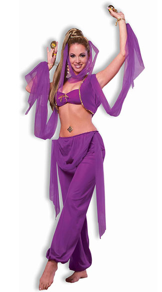 Desert Princess Costume, Sexy Genie Costume, Sexy Arabian Costume