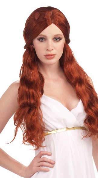 Auburn Venus Wig, Sexy Wigs, Colored Wigs, Costume Wigs
