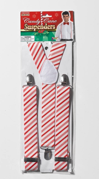 Candy Cane Suspenders, Print Suspenders, Colored Suspenders, Patterned Suspenders