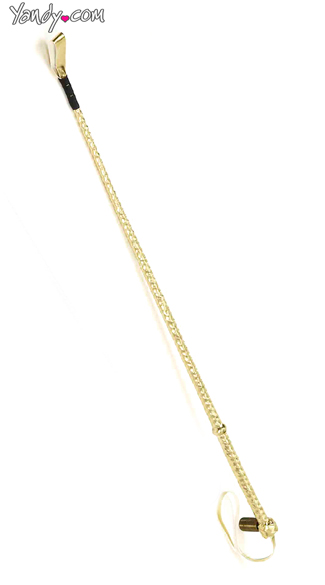 Metallic Gold Riding Crop, Gold Crop