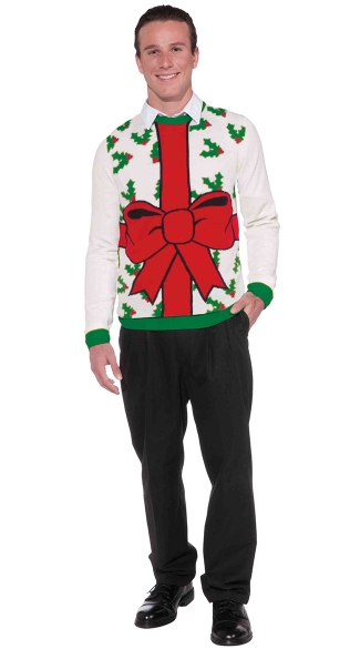 All Wrapped Up Christmas Sweater, Wrapping Paper Christmas Sweater