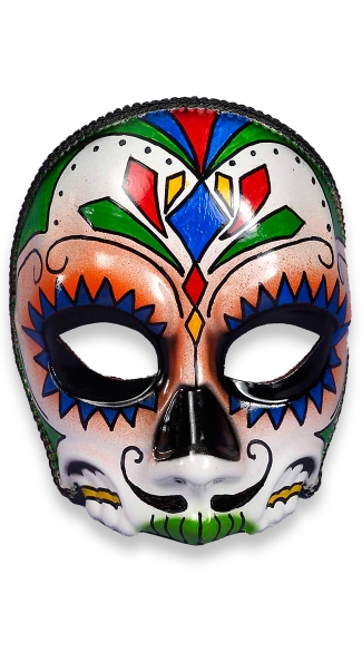 View Day Of The Dead Mens Face Mask Images