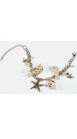 Mermaid Sea Shell Bracelet, Mermaid Costume Accessories, Mermaid Bracelet