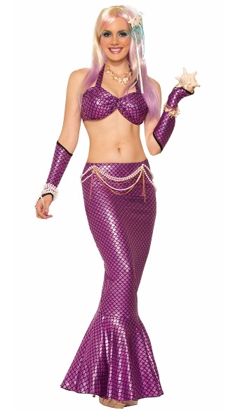 Pink Mermaid Skirt Costume Set, Pink Mermaid Bikini Top, Mermaid Halloween Costume, Fish Scale Mermaid Bra, Pink Mermaid Tail Skirt, Mermaid Tail Costume, Pink Mermaid, Pink Mermaid Fish Scale Arm Sleeves, Mermaid Arm Sleeves, Mermaid Halloween Costume