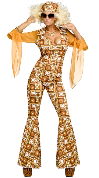 Disco Diva Adult Costume, Disco Babe Halloween Costume, 70\'s Costume