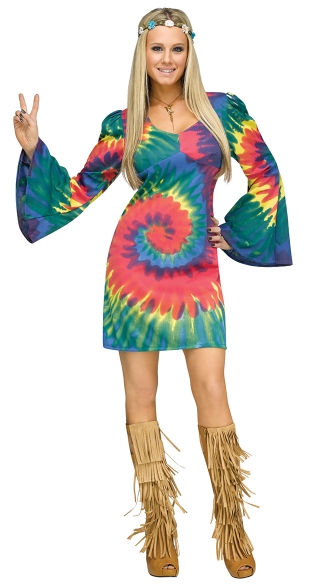 Groovy Gal Costume, Sexy 60s Costume, Sexy 70s Costume