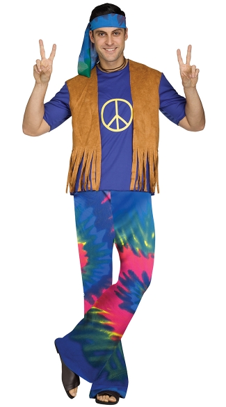 Men\'s Groovy Guy Costume, Men\'s 60s Costume, Men\'s 70s Costume