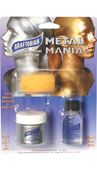 Silver Metal Mania Combo Pack, Silver Make Up Kit