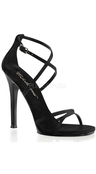 Gala Simplicity Sandals, Strappy Black Sandals