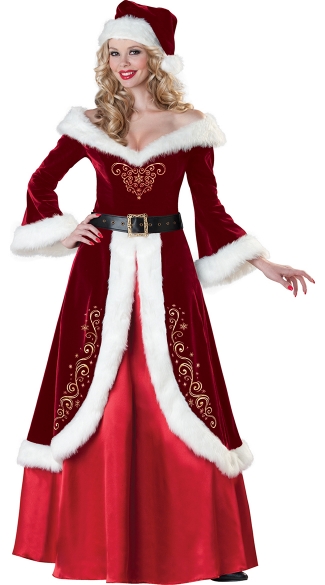 Deluxe Mrs. Claus Costume, Mrs. St. Nick Costume