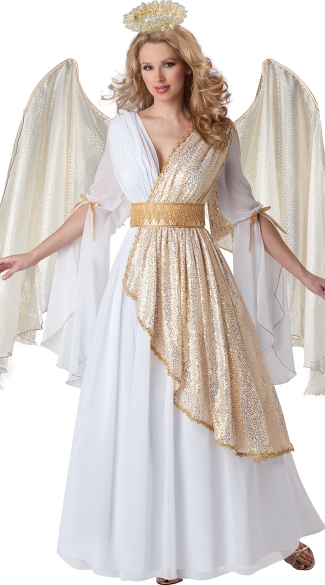 White Angel Costume
 Deluxe Heavenly Angel Costume Deluxe White Angel Costume