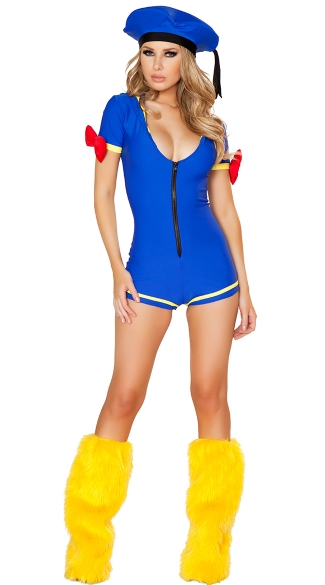 Sexy Cartoon Duck Costume, Sexy Duck Costume, Ahoy Ducky Costume