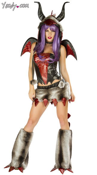 Deluxe Fire Breather Corset and Skirt
