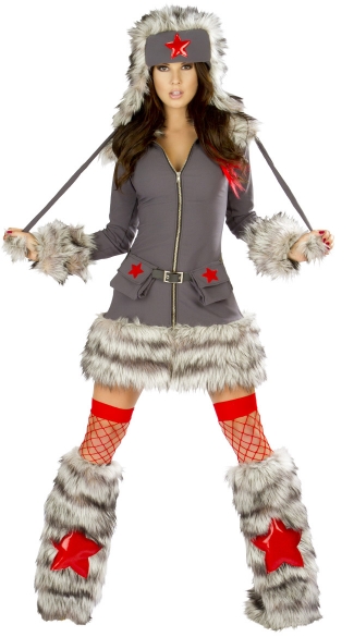 Deluxe Russian Soldier Costume, Sexy Russian Soldier Costume, Gray Russian Costume, Sexy Russian Costume, Sexy Russian Halloween Costume