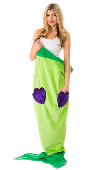 Exlcuisve Green Cuddle Mermaid Blanket, Fleece Mermaid Blanket, Cute Mermaid Blanket