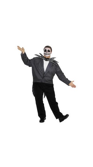 Jack Skellington Costume - Extra Large Jack Skellington Costume - Extra Large Jack Skeleton Costume
