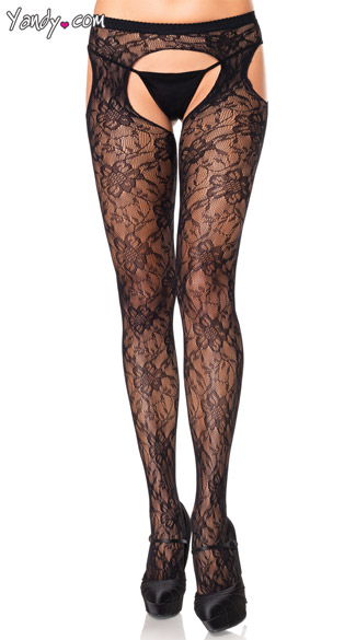 Gardenia Lace Pantyhose