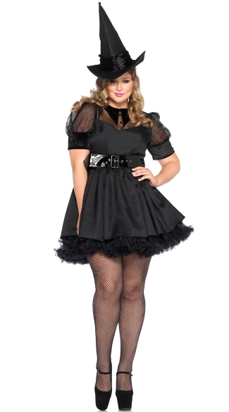 Plus Size Bewitching Witch Costume, Plus Size Witch Costume, Plus Size Classic Witch Costume