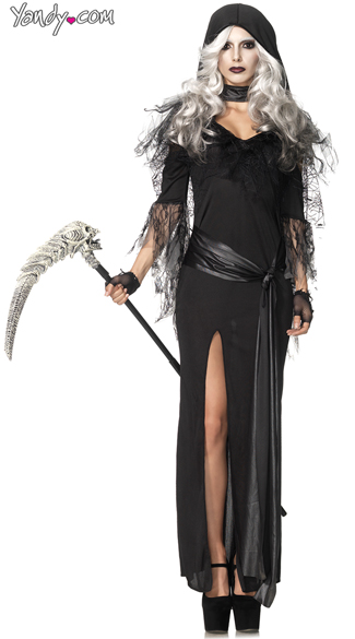 Sexy Grim Reaper Costume, Sexy Soul Stealer, Women Grim Reaper Costume