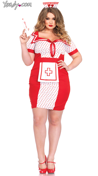 Plus Size Bedside Betty Costume Plus Size Nurse Costume Plus Size Doctor Costume 