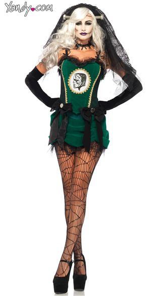 Bride Of Frankenstein Costume, Frankenstein\'s Monster Costume, Sexy Monster Costume
