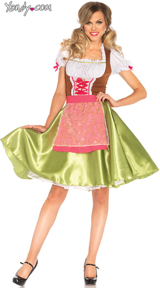 Darling Greta Beer Girl Costume, German Girl Costume, Sexy Oktoberfest Costume