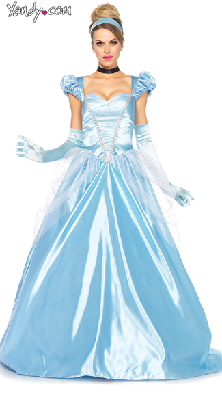 Classic Blue Princess Costume, Classic Cinderella Costume, Princess Costumes, Cinderella Ball Gown Costume