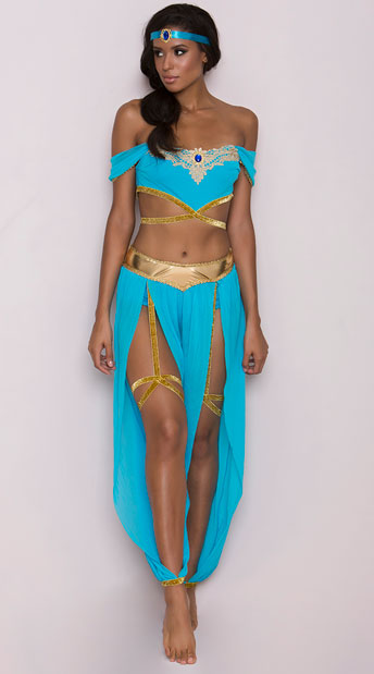 Oasis Princess Costume, Summer Sands Princess Costume - Yandy.com