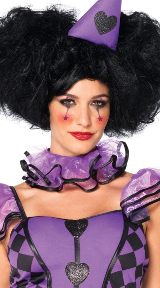 Black Bob Wig with Clips, Short Black Wig