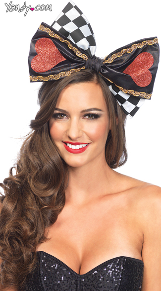 Wonderland Multi-Use Oversized Bow, Oversized Costume Bow, Alice In Wonderland Costume