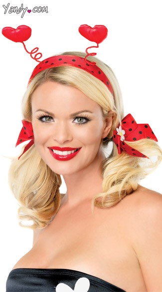 Ladybug Headband And Bows, Ladybug Costume Headband