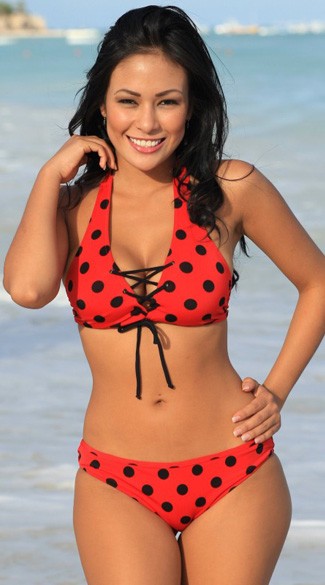 Latin Lace-Up Top