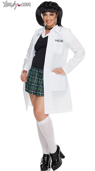 Plus Size Forensic Abby Costume Kit, Abby Character Costume, Scientist Abby Halloween Costume