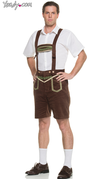 Bavarian Gentleman Costume, Men\'s Oktoberfest Halloween Costume, Men\'s German Beer Costume