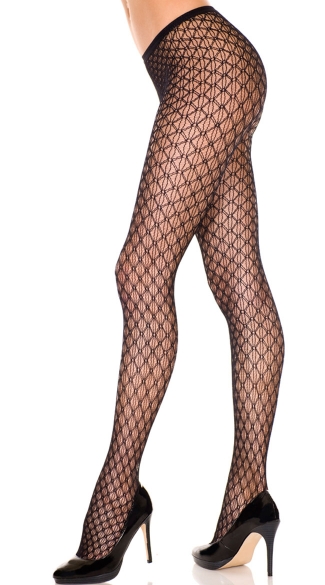 Seamless Lace Pantyhose