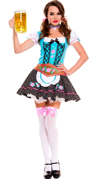 Miss Oktoberfest Beer Champion Costume, Sexy Beer Girl Halloween Costume, Adult Oktoberfest Halloween Costume