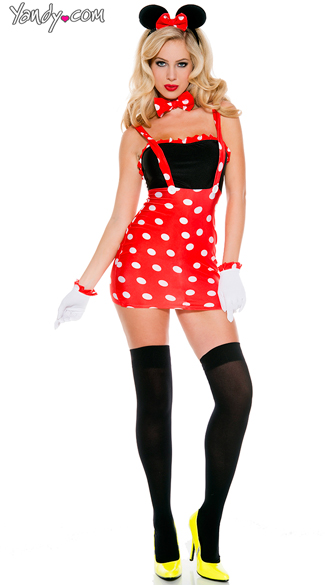 Darling Mouse costume, Polka Dot Mouse costume, Red Mouse costume