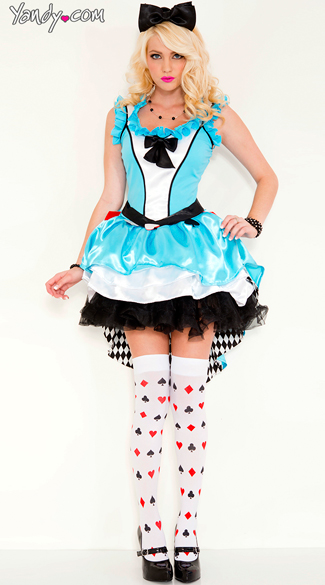 Fairytale Alice Costume, Blue Alice Costume, Short Sleeve Alice Costume