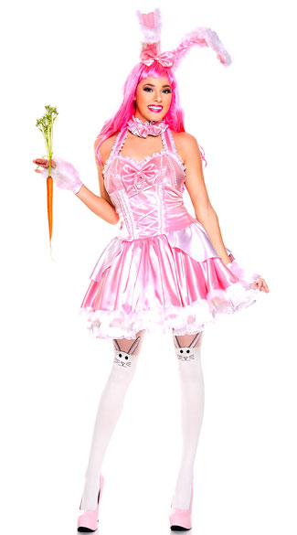 Pink Bunny Babe Costume Sexy Pink Bunny Babe Costume Bunny Costume Sexy Bunny Costume Pink 6375