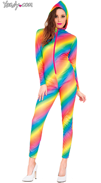 Rainbow Bodysuit, Full Bodysuit, Full Bodysuit Costume