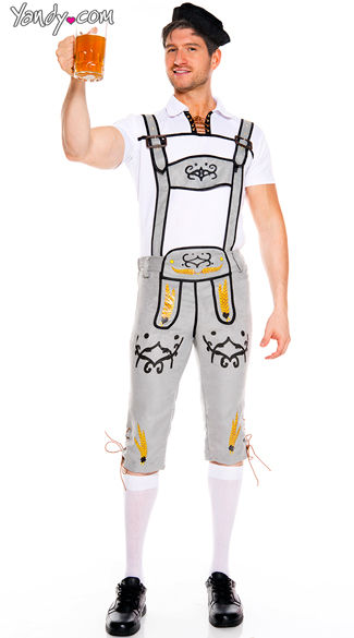 Men\'s Lederhosen Beer Costume, German Beer Costume, German Beer Outfit