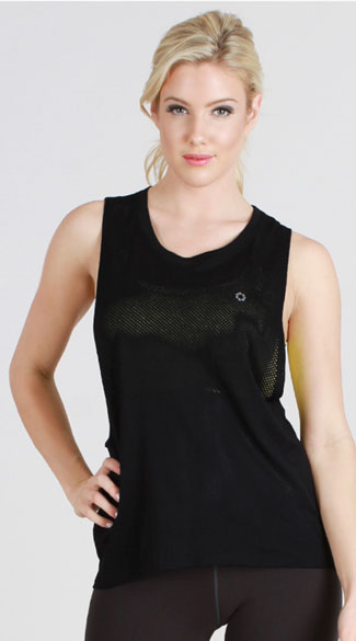 Relaxed Basic Tank Top, Jersey Tank Top, Sheer Tank Top