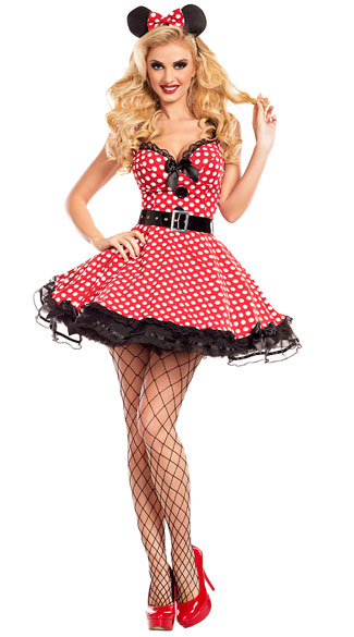 Missy Mouse Costume, sexy missy mouse costume, minnie costume, sexy minnie costume, mouse costume, sexy mouse costume