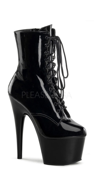 7\" Lace-Up Ankle Boots with Side Zip, & Inch Ankle Boots, Ankle Boots