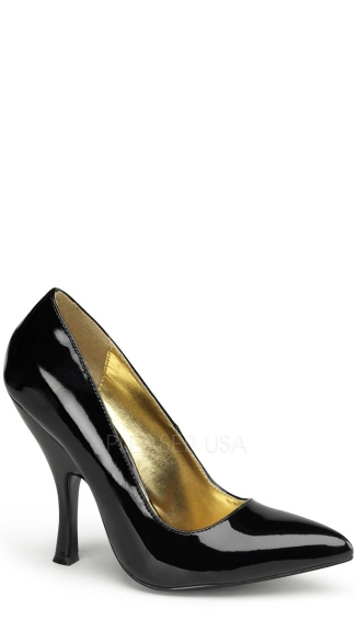 4 1/2\" Curved Heel Classic Pump