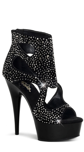 low heel bootie sandals