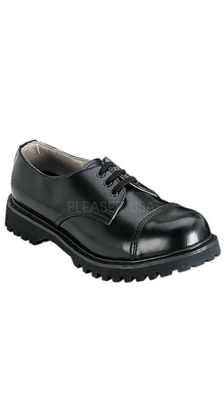 3 Eyelet S/t Burgundy Leather Shoe